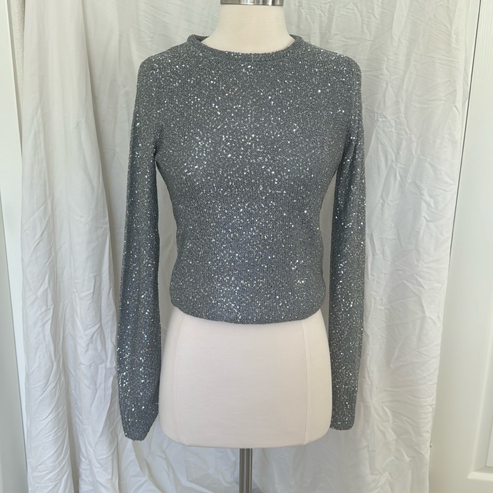 Zara sparkly sweater